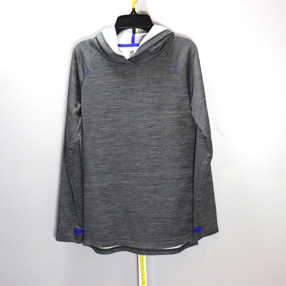 Youth Grey Performance Hoodie – Size L (12–14), Good‎ Condition